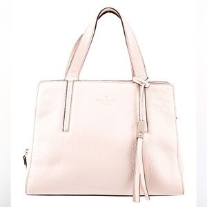 Kate Spade Dominique Leather Handbag Purse Silver Hardware